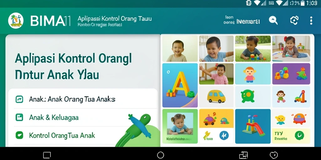 Tampilan antarmuka BIMA11 yang sederhana dan mudah dipahami.