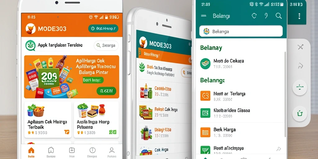 Tampilan antarmuka pengguna MODE303 yang intuitif dan menarik.